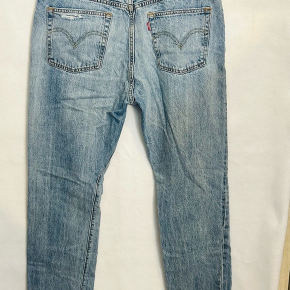 Levis 501 XX Mens Jeans Straight Leg Denim Button Fly Red Tab Fits 34x29 NH - Picture 10 of 11